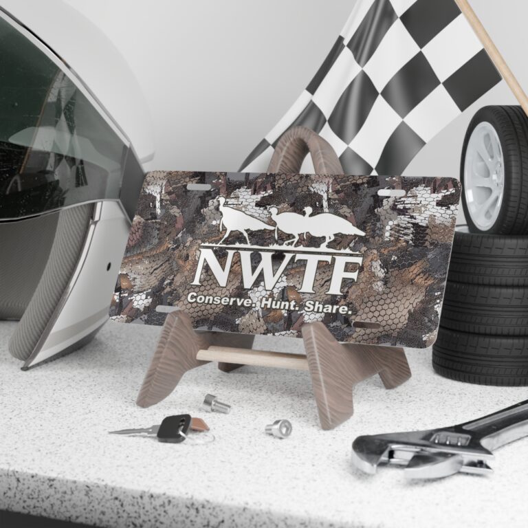 Custom NWTF Hunter Camo Plate for Standout Front End