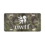NWTF Hunter Camo Vanity Plate for Turkey Hunting Trucks