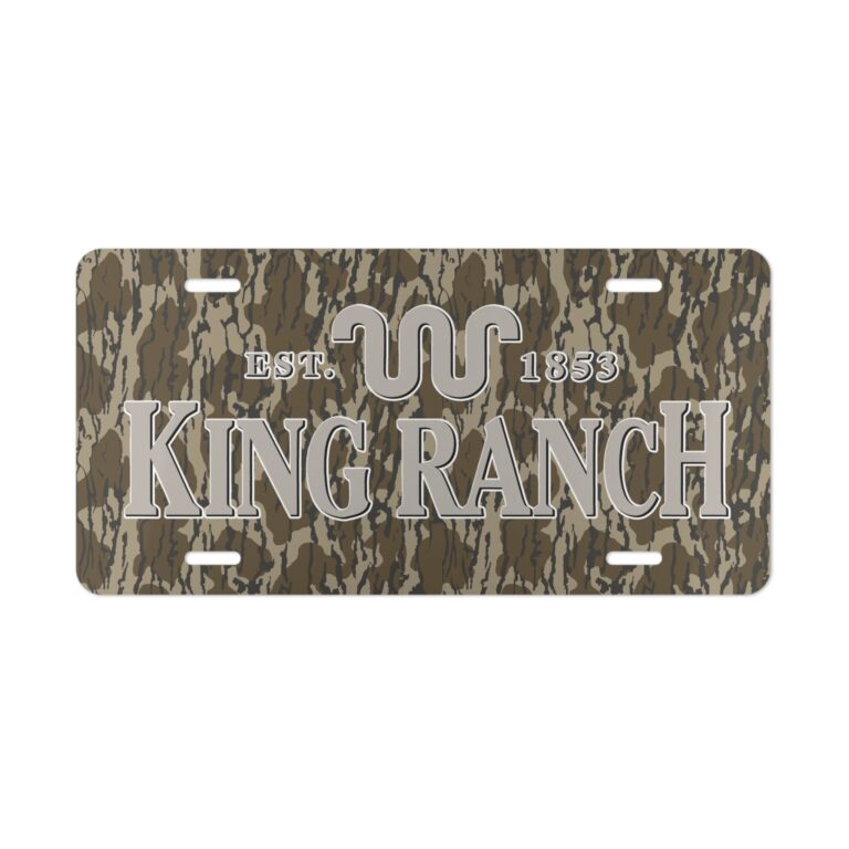 Hunter Camo Front Vanity Plate for a Finished Truck Look
