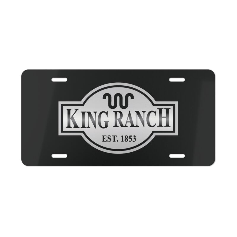 Hunter Camo Vanity Plate with King Ranch Front-End Style