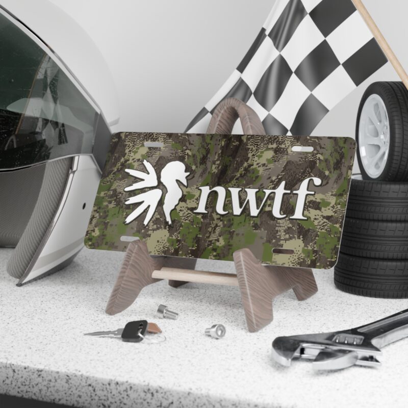 Show Hunting Pride &ndash; NWTF Hunter Camo Vanity Plate