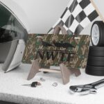 Personalized Hunter Camo Vanity Plate – NWTF Blackout