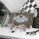 Custom Camo Vanity Plate With King Ranch