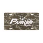 Custom Camo Vanity Plate