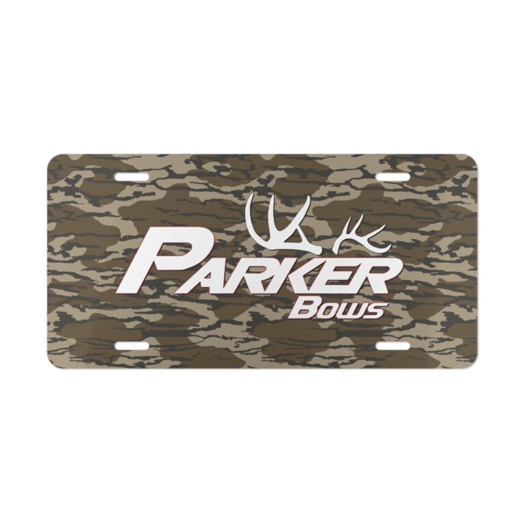 Personalized Camo Vanity Plate for Hunting Trucks
