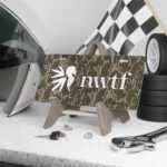 Show Hunting Pride with NWTF Hunter Camo Vanity Plate