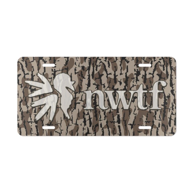 Upgrade Your Front End: NWTF OG Bottom Land Vanity Plate