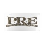 Camo Vanity Plate With Personalized Graphic PRE | Custom Truck Tag, North American Size | Design Your Own