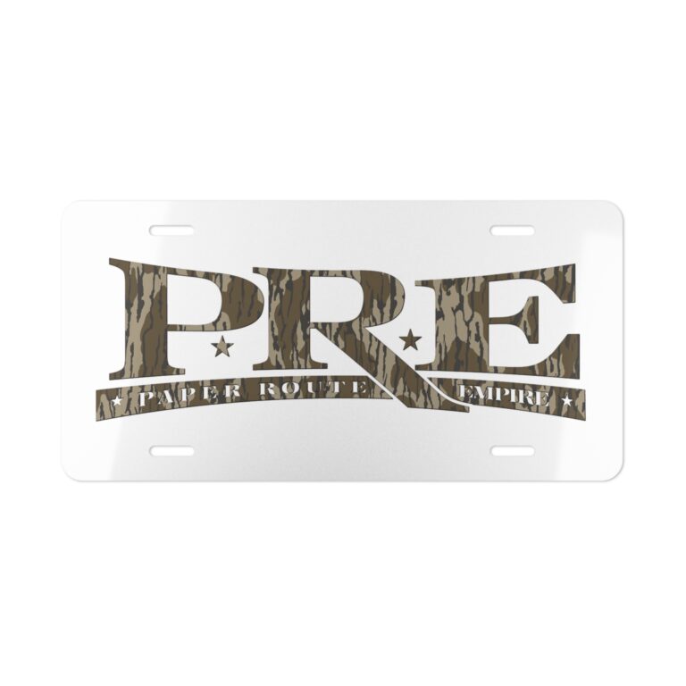 Custom Hunter Camo Vanity Plate with Your Graphic