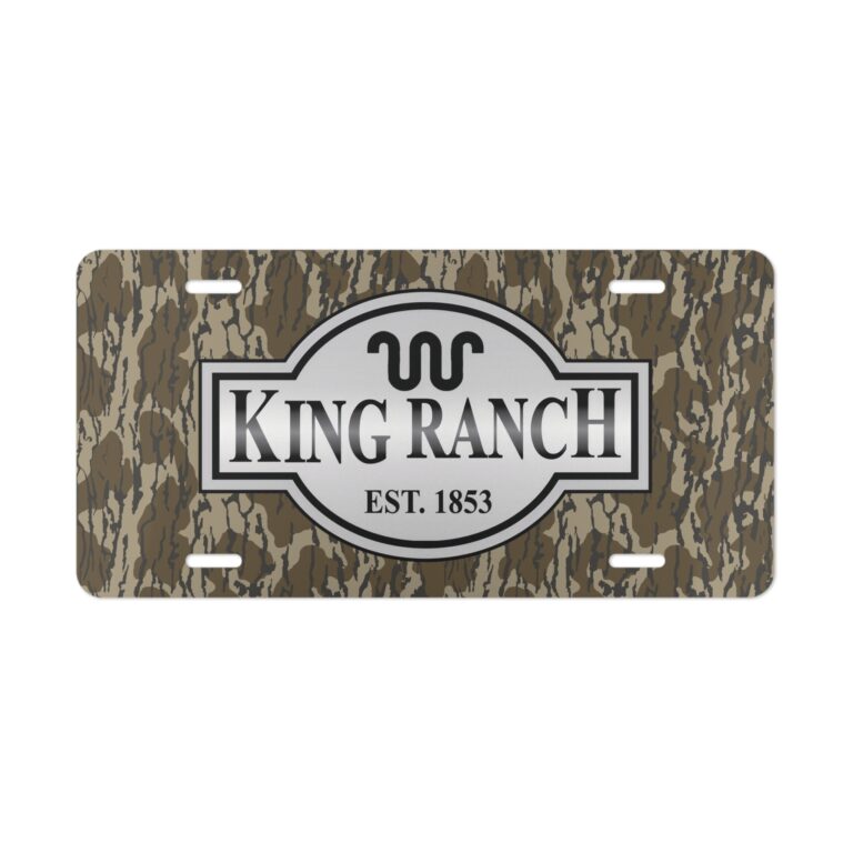 Personalize Your Truck with King Ranch Camo Plate