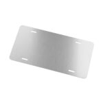 Front License Plate Vanity Tag with No Fear on Black Drake Camo