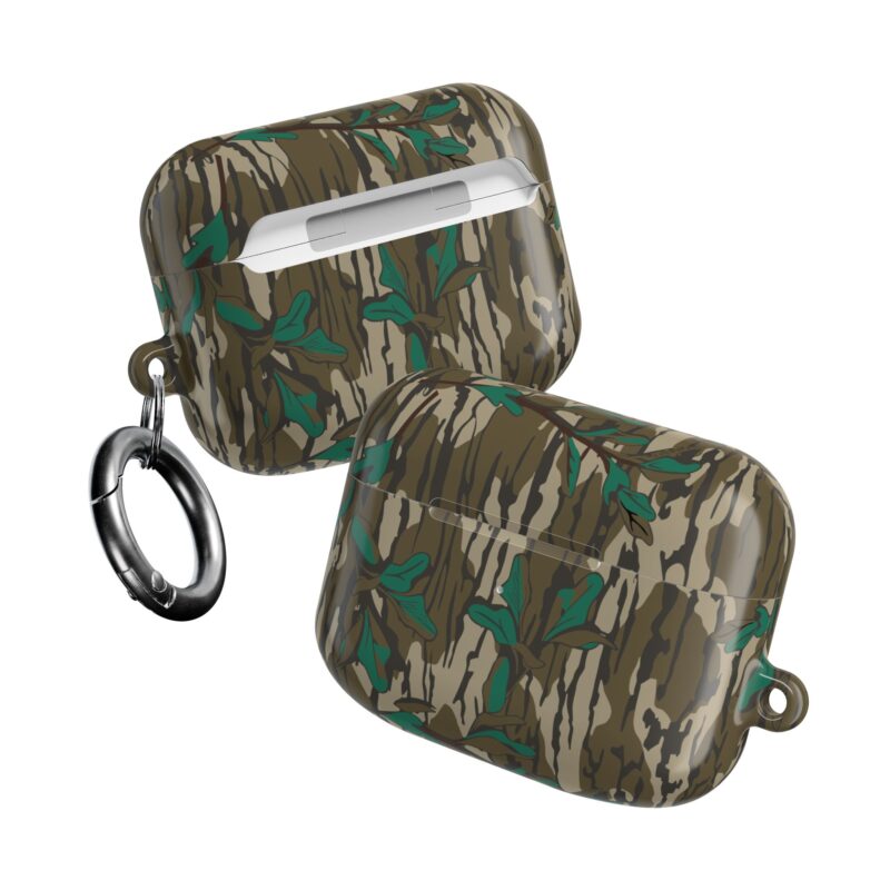 Scuff Protection Air Pods Case Cover, Greenleaf Camo