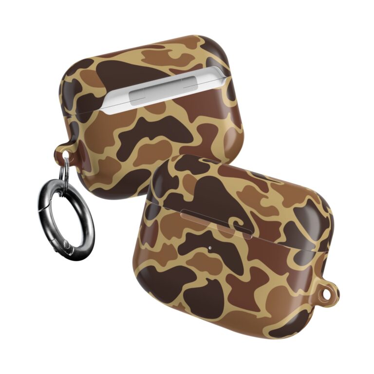 Drake Old School Camo Air Pods Case Cover, Easy to Spot