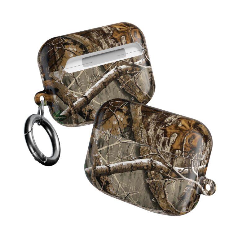 Scuff Protection Air Pods Case Cover, Realtree Edge Camo