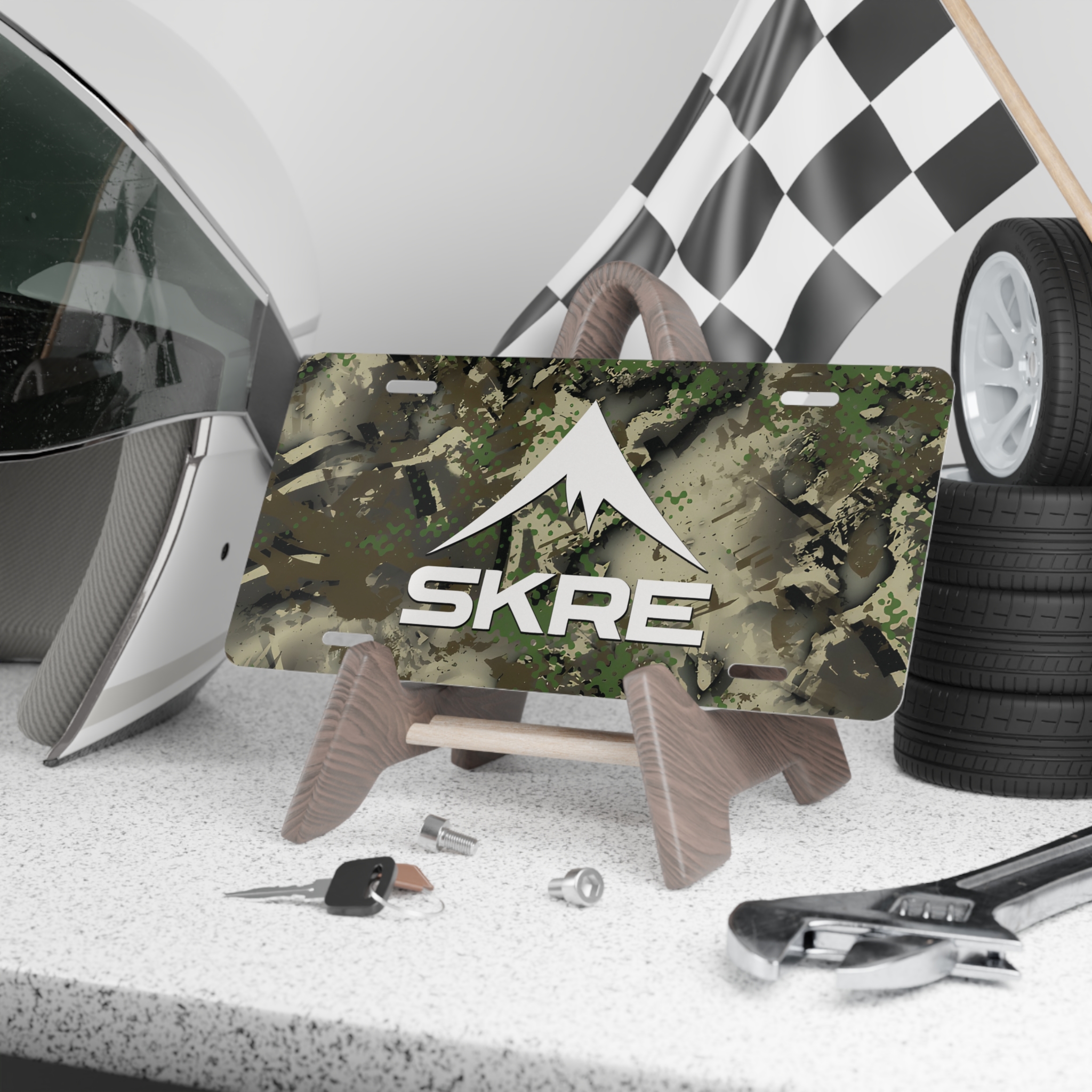 7348708573471688622 2048.jpeg Skre Summit Hunting Front License Plate Vanity Tag