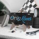 Vanity Plate – ‘Only Rams’ Athletic License Plate for Fans